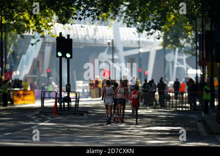 London, UK. 9th Sep, 2012. General view Marathon : Men's Marathon T12 during the London 2012 Paralympic Games in London, UK . Credit: AFLO SPORT/Alamy Live News Stock Photo