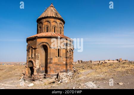 Kars city and ancient city Ani in Turkey Stock Photo