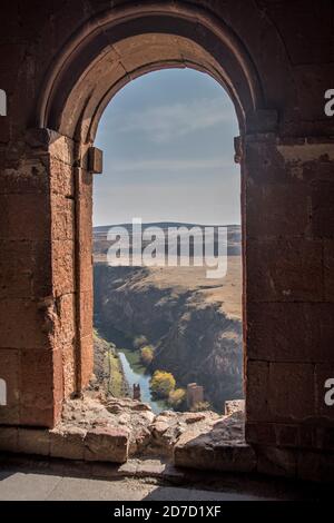 Kars city and ancient city Ani in Turkey Stock Photo