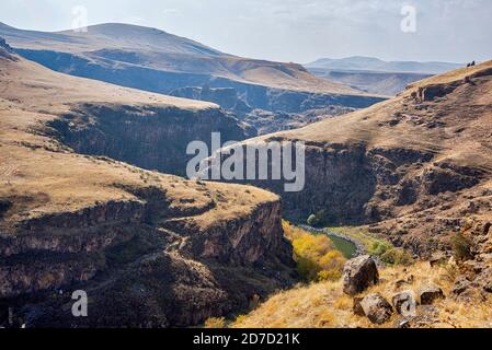 Kars city and ancient city Ani in Turkey Stock Photo