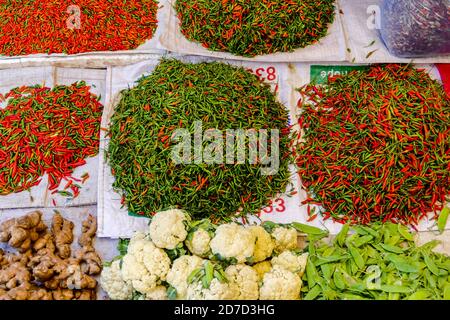 vegetables at the market, digital photo picture as a background Stock Photo