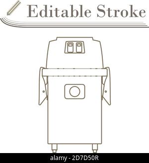 Simple editable vacuum cleaner vector illustration Stock Vector Image ...