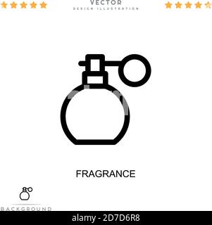 Fragrance icon. Simple element from digital disruption collection. Line Fragrance icon for templates, infographics and more Stock Vector