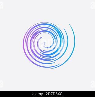 Hurricane icon, tornado vector illustration, typhoon symbol for news infographics, twisting abstract logo. Stock Vector