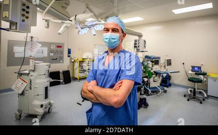 John McCabe, consultant urologist and assistant medical director at St Helens and Knowsley Teaching Hospitals NHS Trust, who has said that following the first wave of coronavirus cases in April it was clear that contingency plans were needed 'as quickly as possible' for patients most in need of treatments, in particular cancer patients. Stock Photo