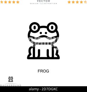 Frog icon. Simple element from digital disruption collection. Line Frog ...