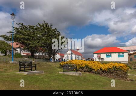 Stanley; Falkland Stock Photo