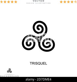 Trinity icon. Simple element from digital disruption collection. Line ...