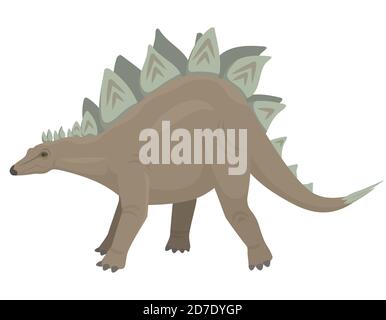 Stegosaurus Vector Illustration Isolated In White Background Dinosaurs stegosaurus-vector-illustration-isolated-in-white-background-dinosaurs