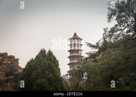 The Great Pagoda, Kew Gardens, London, UK Stock Photo