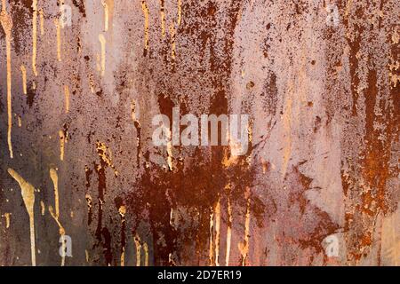 Grunge background. Iron metal old rusty door Stock Photo