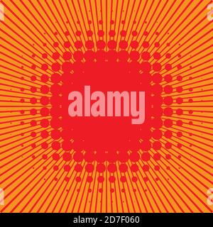 Radial lines Starburst Sunburst radiating converging stripes vector illustration. Spotlight, beams, rays vector Stock Vector