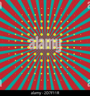 Radial lines Starburst Sunburst radiating converging stripes vector illustration. Spotlight, beams, rays vector Stock Vector
