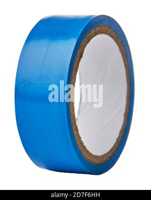 Roll of insulating tape isolated on a white background Close up Stock Photo