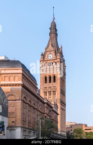 Milwaukee, WI - 22 September 2020:  City Hall of Milwaukee located in Wisconsin Stock Photo