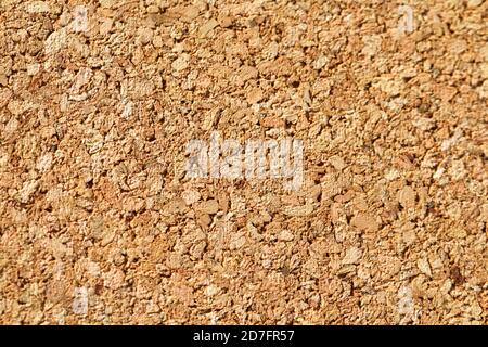 Brown color of cork board. Textured wooden background. Cork board with copy space. Notice board or bulletin board image. Stock Photo
