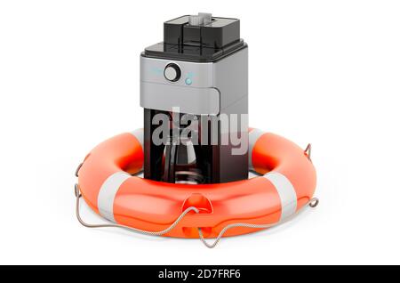 Coffee Machine 3D Rendering Stock Photo - Alamy