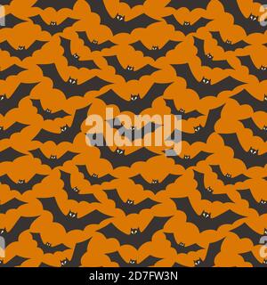 Seamless Halloween background. Easy to edit vector image. Stock Vector