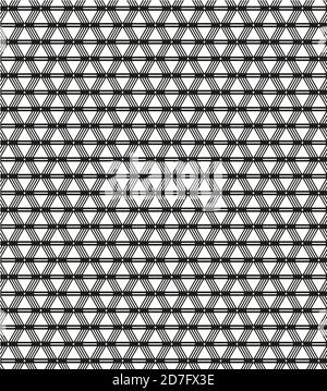 American ethnic indigenous Seamless art triangles pattern Stock Vector