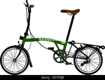 Modern Folding bike design vector Stock Vector