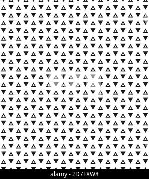 American ethnic indigenous Seamless art triangles pattern Stock Vector