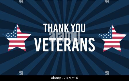 Veterans day. Honoring all who served. November 11. Stock Vector