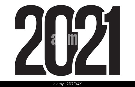 2021 logo design vector illustration Stock Vector