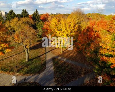 Beautiful and Colourful McKillop Park In London Ontario Canada in the fall of 2020. Luke Durda/Alamy Stock Photo