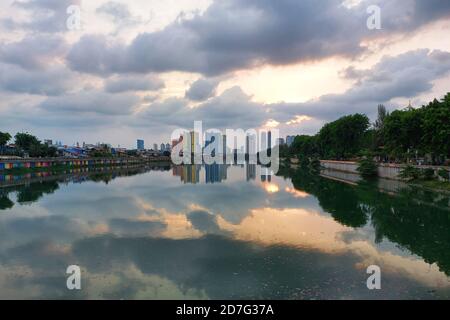 Danau Sunter Lake, Jakarta, Indonesia Stock Photo