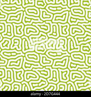 Organic seamless pattern. Abstract geometric textile print. Stock Photo