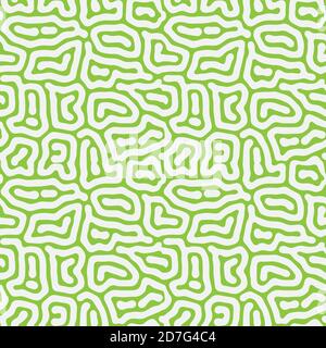 Organic seamless pattern. Abstract geometric textile print. Stock Vector