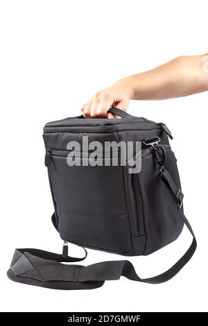 Photo bag isolated on a white background. Stock Photo