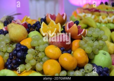 Organic fruits. Healthy eating concept. Stock Photo