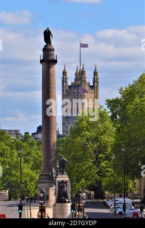 Duke of York Column, Waterloo Place, London Stock Photo