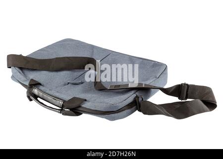 Laptop carrying bag isolated on a white background. Stock Photo