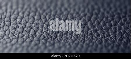 Black leather texture background, leather pattern image Stock Photo