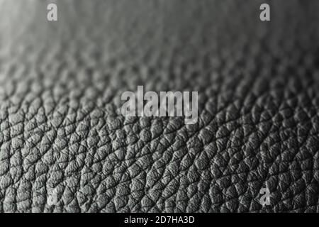 Black leather texture background, leather pattern image Stock Photo