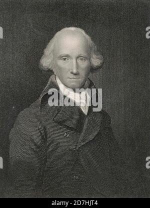 WARREN HASTINGS (1732-1818) English statesman de facto Governor of Bengal Stock Photo