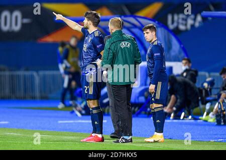 Bruno Petkovic of Dinamo Zagreb during the HT First League match between  HNK Hajduk Split and GNK Dinamo Zagreb at the Poljud Stadium on March 12,  2022 in Split, Croatia. Photo: Miroslav