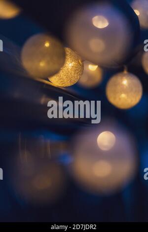 Decoration of lantern on wall Stock Photo