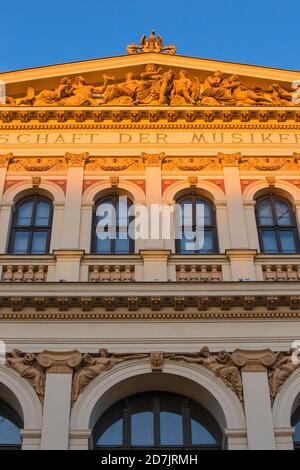 Austria, Vienna, Musikverein concert hall - home to the philharmonic orchestra Stock Photo