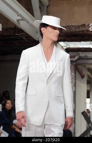 Songzio spring summer 2015 men's fashion show at Paris Fashion Week in June 2014 Stock Photo