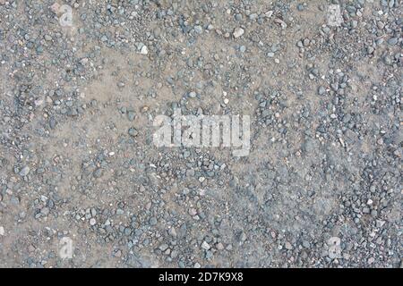 Background from small gray stones texture background. Stock Photo