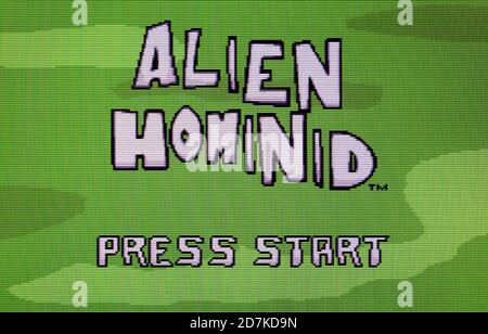 Alien Hominid - Nintendo Game Boy Advance Videogame