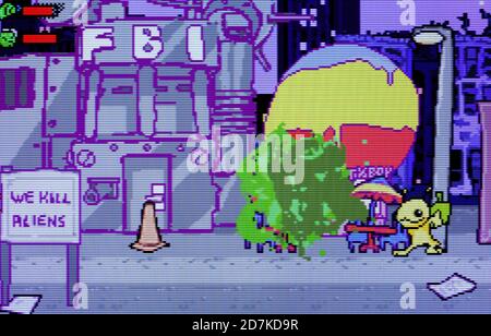 Alien Hominid - Nintendo Game Boy Advance Videogame - Editorial 