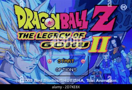 Dragonball Z Legacy of Goku II - Nintendo Game Boy Advance Videogame - Editorial use only Stock Photo