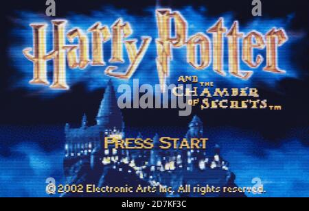 Harry Potter Et La Chambre Des Secrets Sur GameBoy Color (Cartouche Seulement)