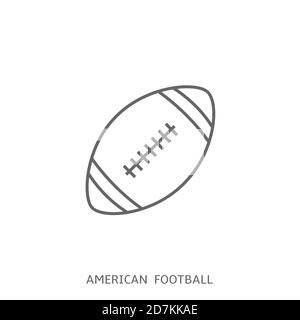 American Football soccer ball icon vector Stock Vector