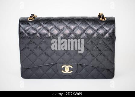 Chanel bag on a white background Stock Photo - Alamy