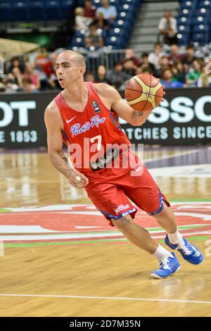 Carlos Arroyo. Puerto Rico Basketball Team. FIBA OQT Tournament, Belgrade 2016 Stock Photo